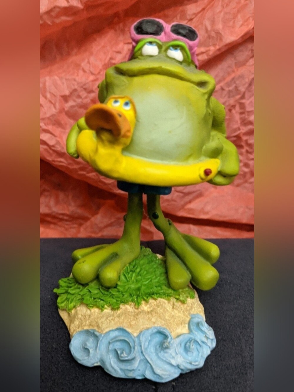 Russ Berrie Co. Toadily Yours Bobble Figurine #25409